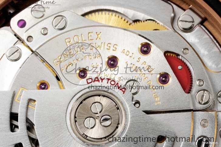 Dial QF Oysterflex Meteorite Strap SA4130 on Best 1:1 Edition Rubber 116515 Daytona 0718